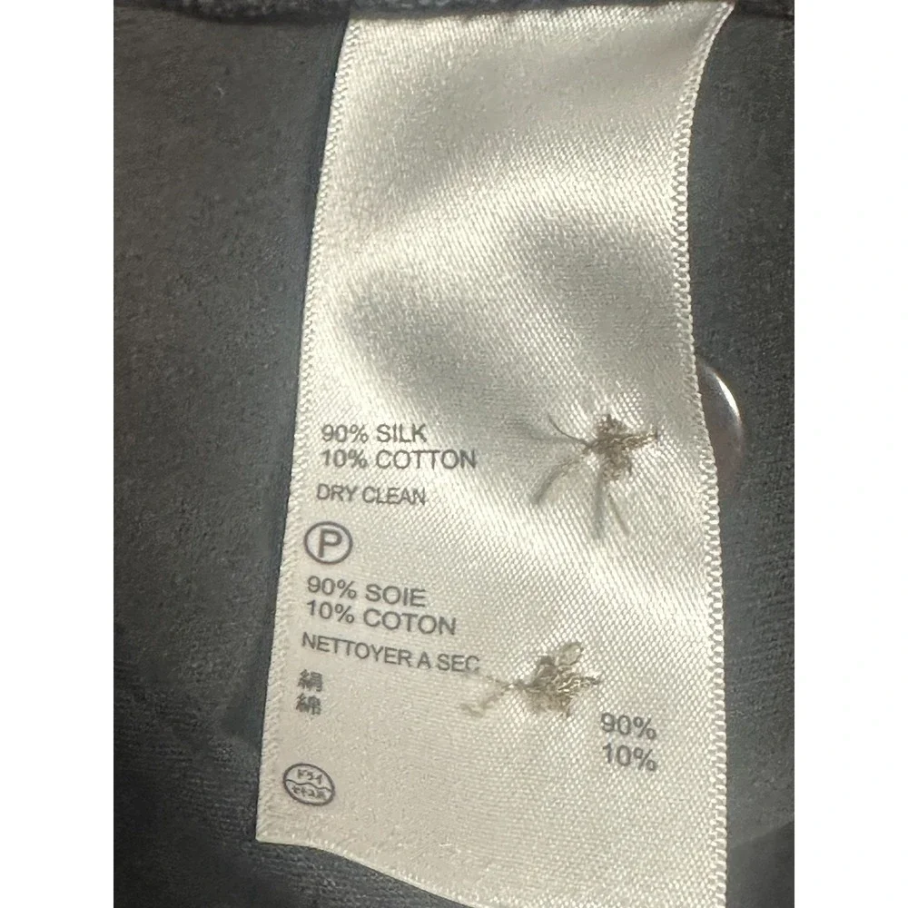 Tommy Bahama 90% Silk, 10% Cotton Blend Pants Mens 38x32 Black‎ Twill Soft Touch
